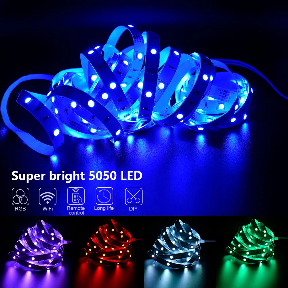 LED-Strip-Lights-RGB-5050-5V-1M-30M-16-million-colors-RGB-Led-Strip-Lighting-Music-1
