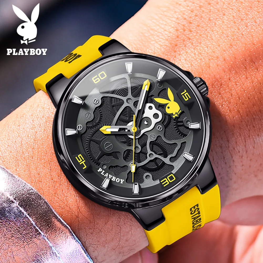 PLAYBOY-Fashion-Casual-Men-Watch-Luxury-Waterproof-Luminous-Man-Wristwatch-Quartz-Men-s-Watches-High-Quality-2
