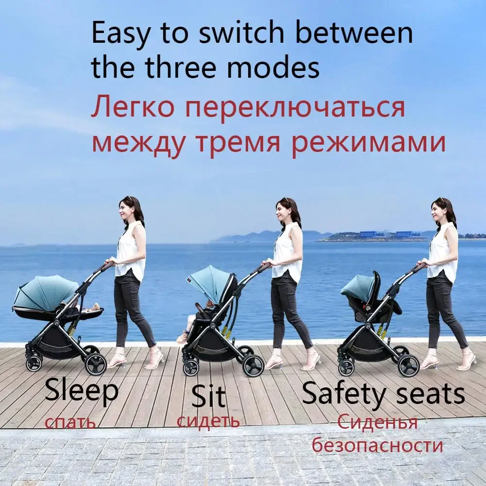 Baby-Stroller-3-in-1-With-Car-Seat-Luxury-Travel-Guggy-Carriage-Cart-And-Pram-Maman-1