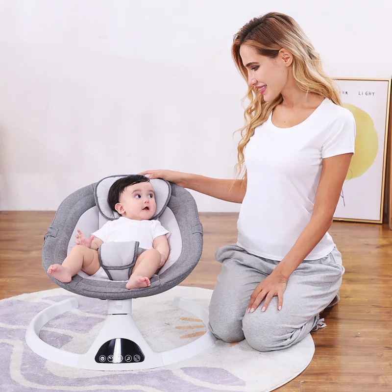 Baby-electric-rocking-chair-Automatic-rocking-bed-with-music-box-for-sleeping-removable-folding-bassinet-3