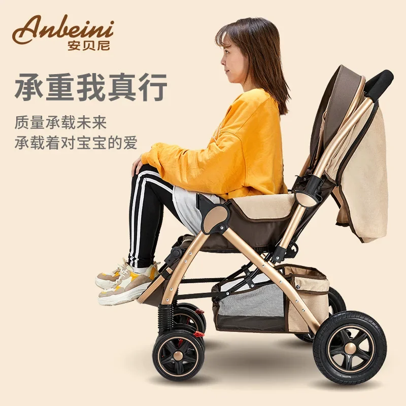 Imported-Margroran-Maclaren-Techno-XLR-Baby-stroller-Can-Lie-on-A-Folding-Baby-Umbrella-Cart-1
